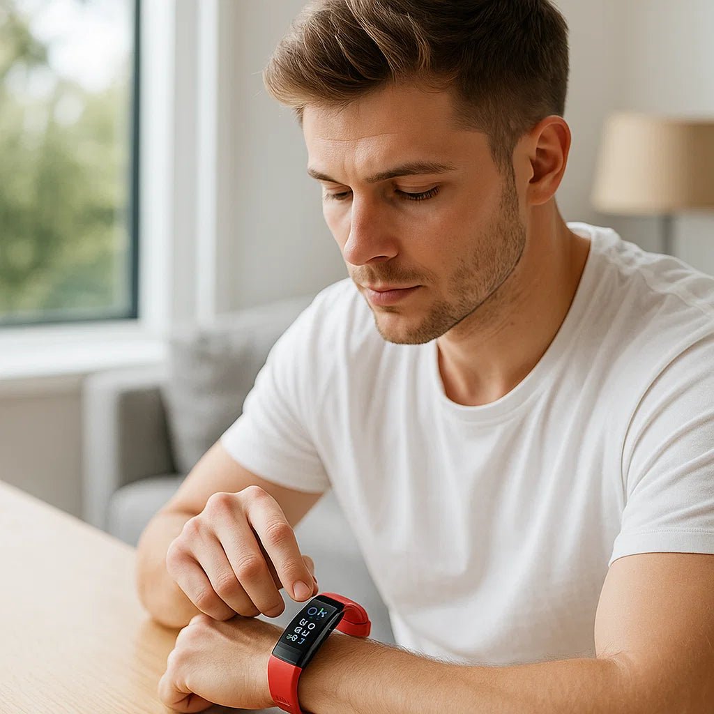 Fitness Smartwatch with ECG Heart Rate and Blood Pressure Measurement Sleep Tracking IP67 Water Resistant USB Direct Charging up to 10 Days Battery Life