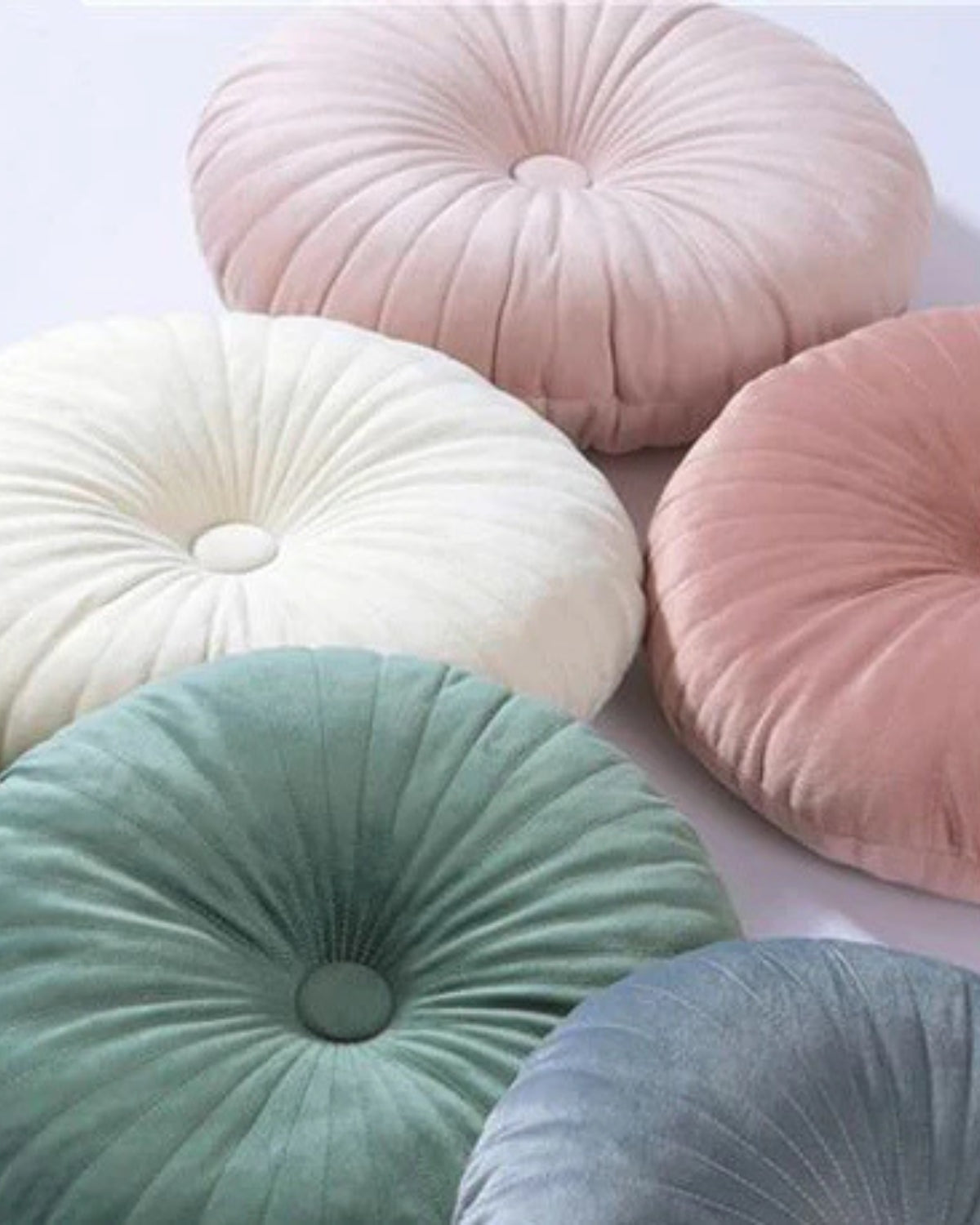 Veloura Rond – Luxuriöses Samtkissen in Runde Form