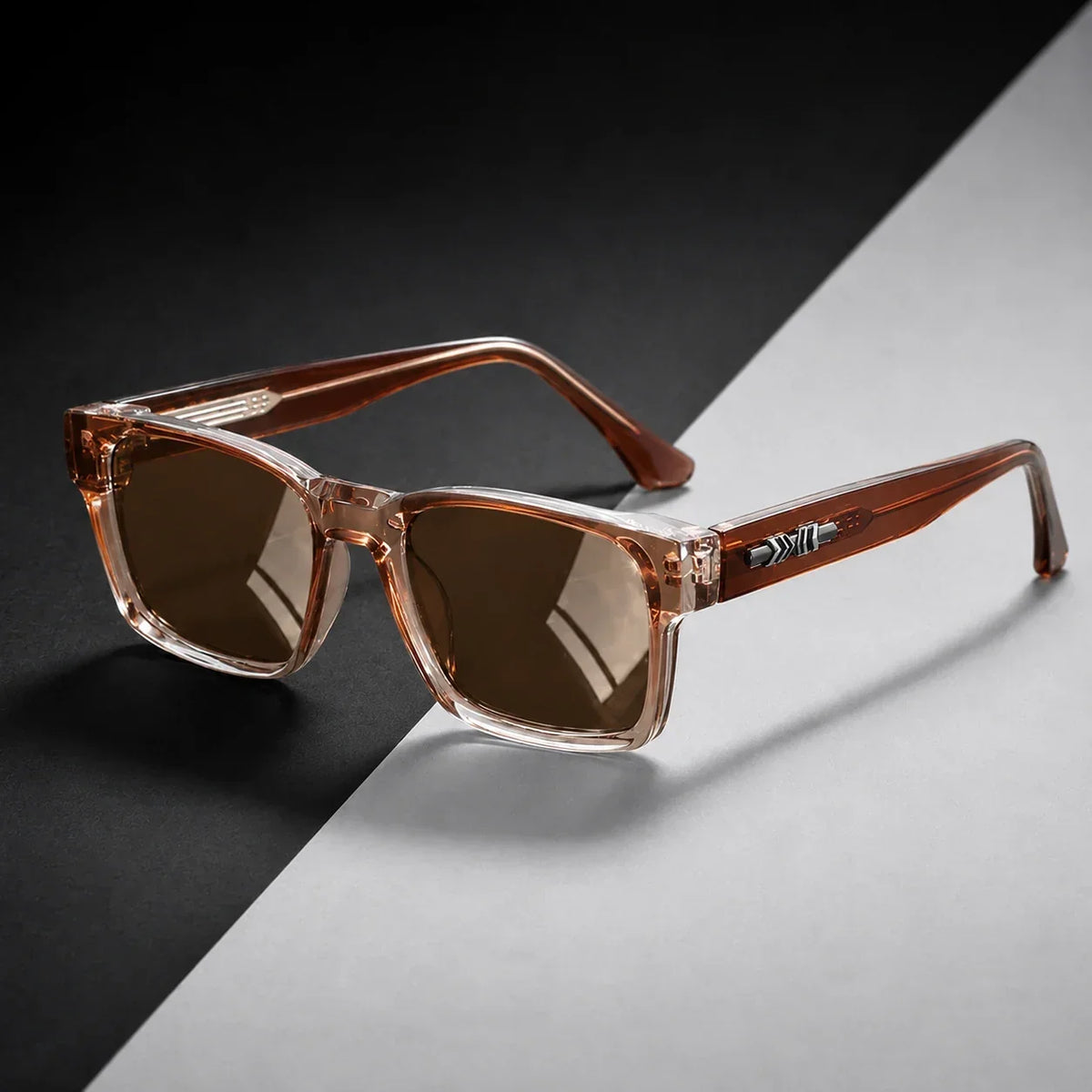 Polarized Sunglasses with UV400 Protection, Square Shape, Lightweight Plastic Frame, Unisex