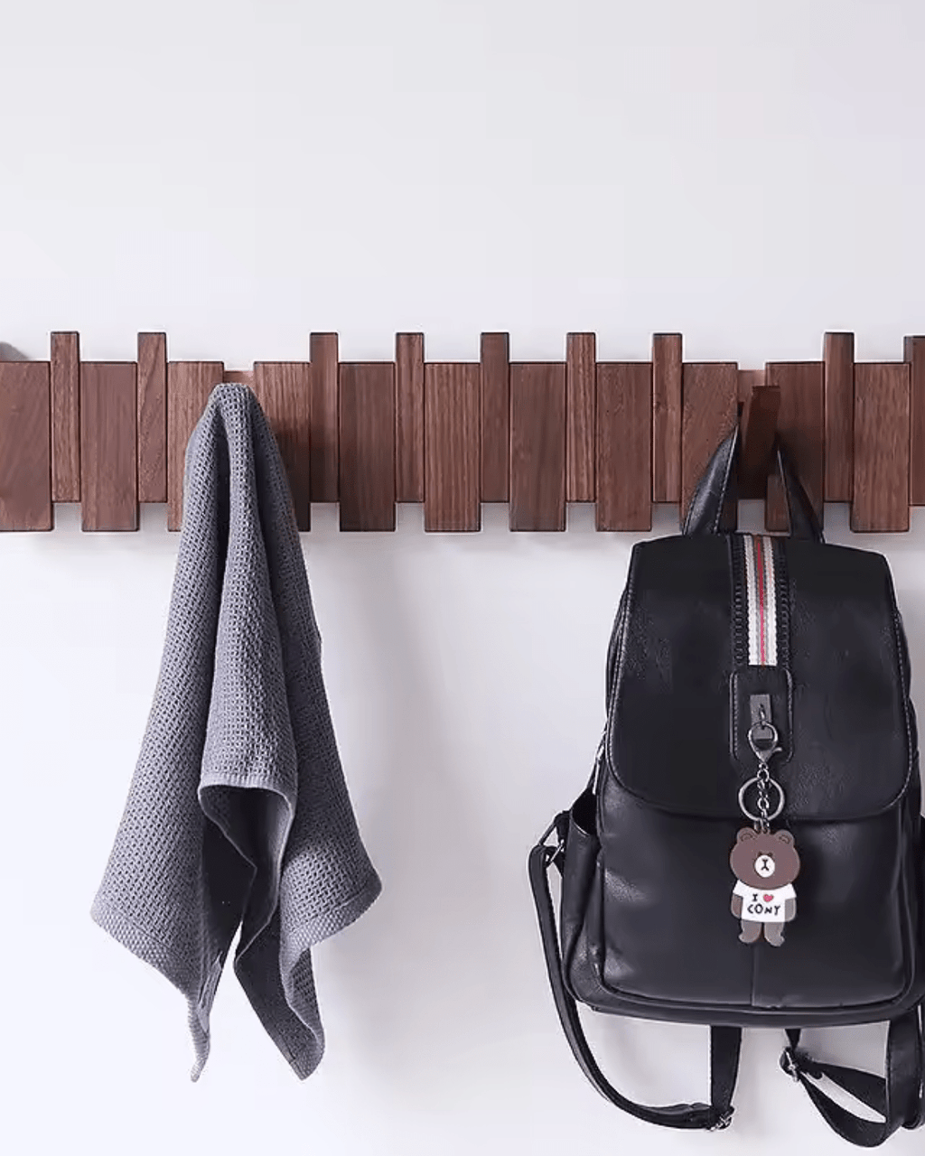 Arboria Wandhaken – Edle Holzleiste für Stilvolles Aufbewahren - Bolania