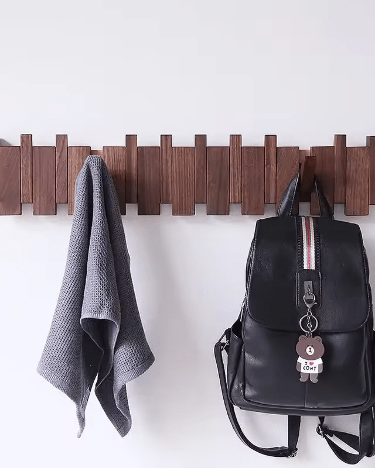 Arboria Wandhaken – Edle Holzleiste für Stilvolles Aufbewahren - Bolania