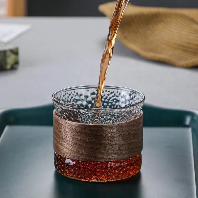 Arvello Tumbler – Handgefertigte Eleganz mit Holzakzent - Bolania