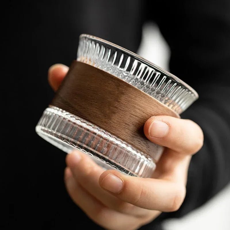 Arvello Tumbler – Handgefertigte Eleganz mit Holzakzent - Bolania