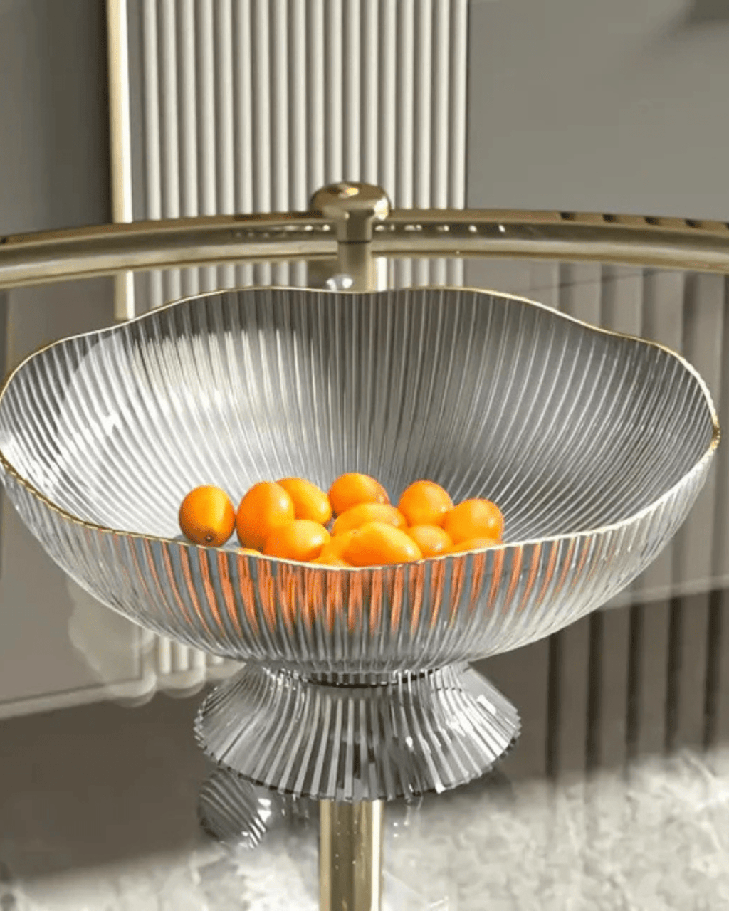 Aurélia Chic – Elegante Obstschale mit Goldakzent - Bolania