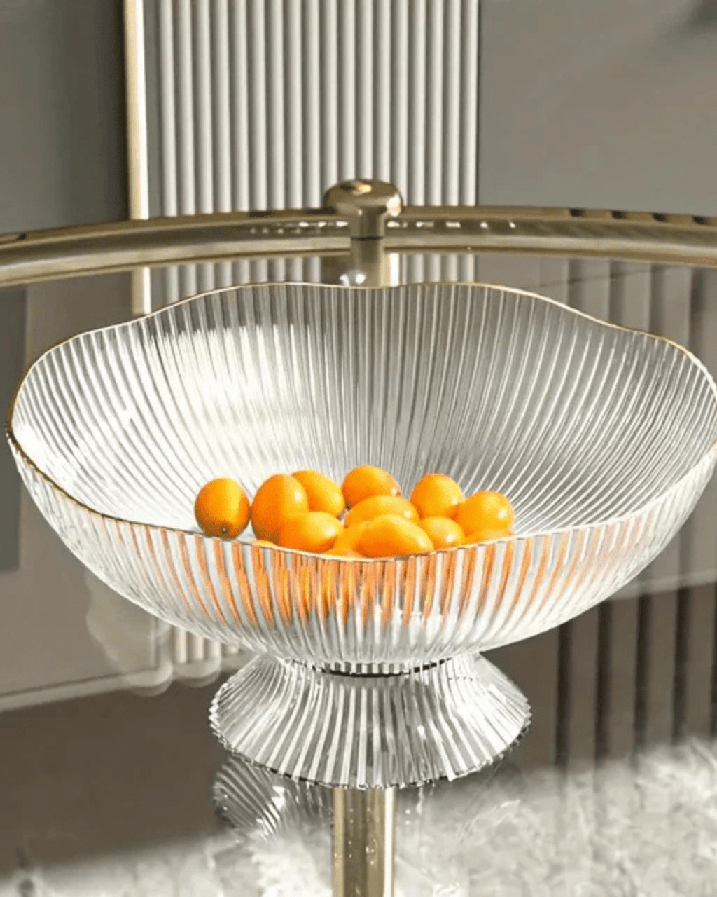 Aurélia Chic – Elegante Obstschale mit Goldakzent - Bolania