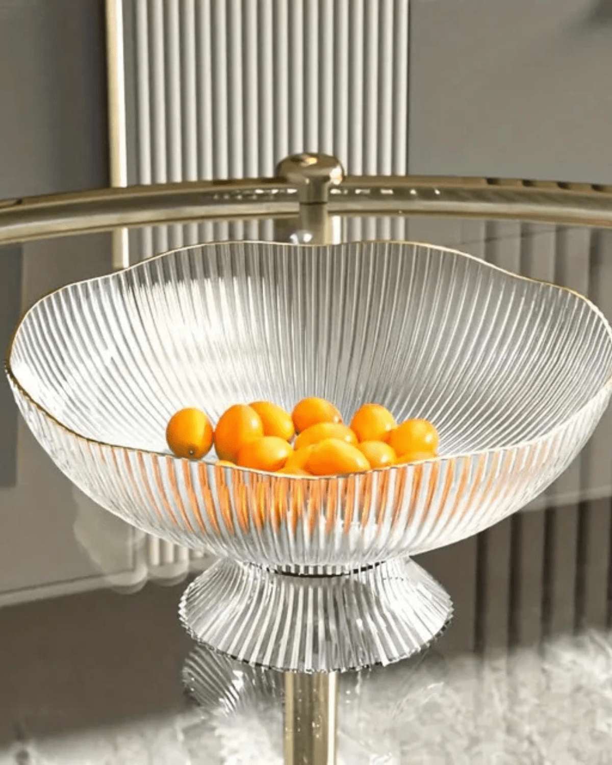 Aurélia Chic – Elegante Obstschale mit Goldakzent - Bolania