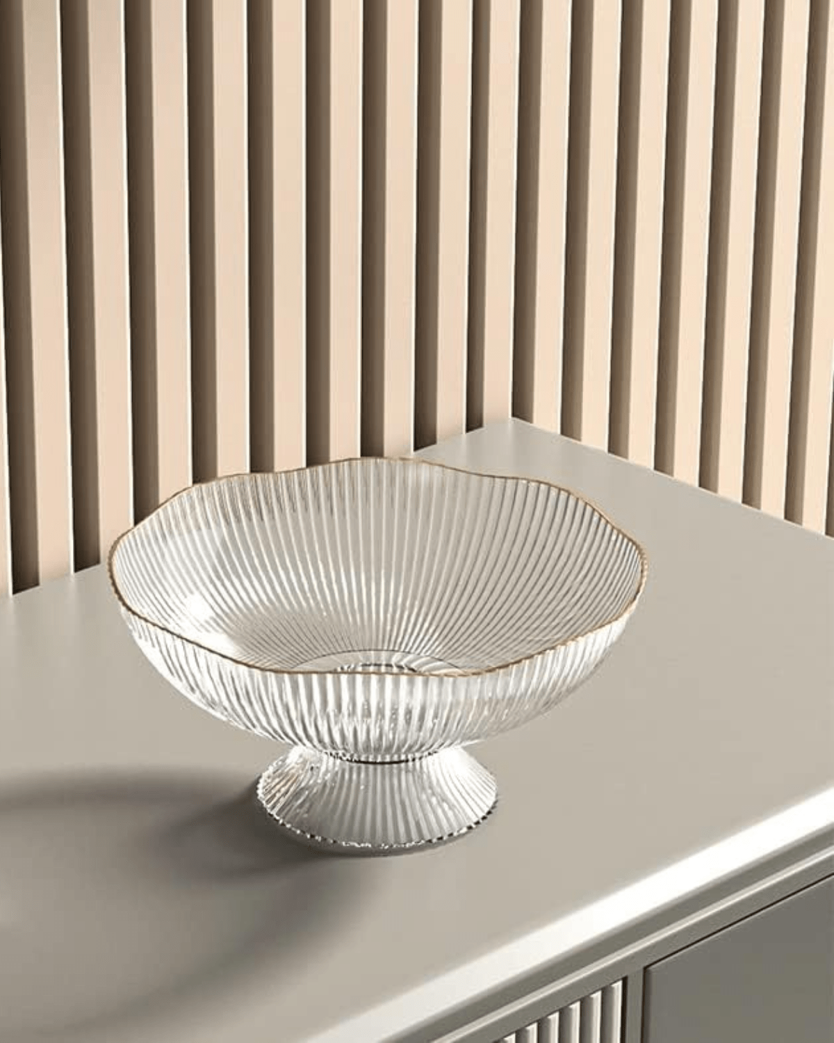 Aurélia Chic – Elegante Obstschale mit Goldakzent - Bolania