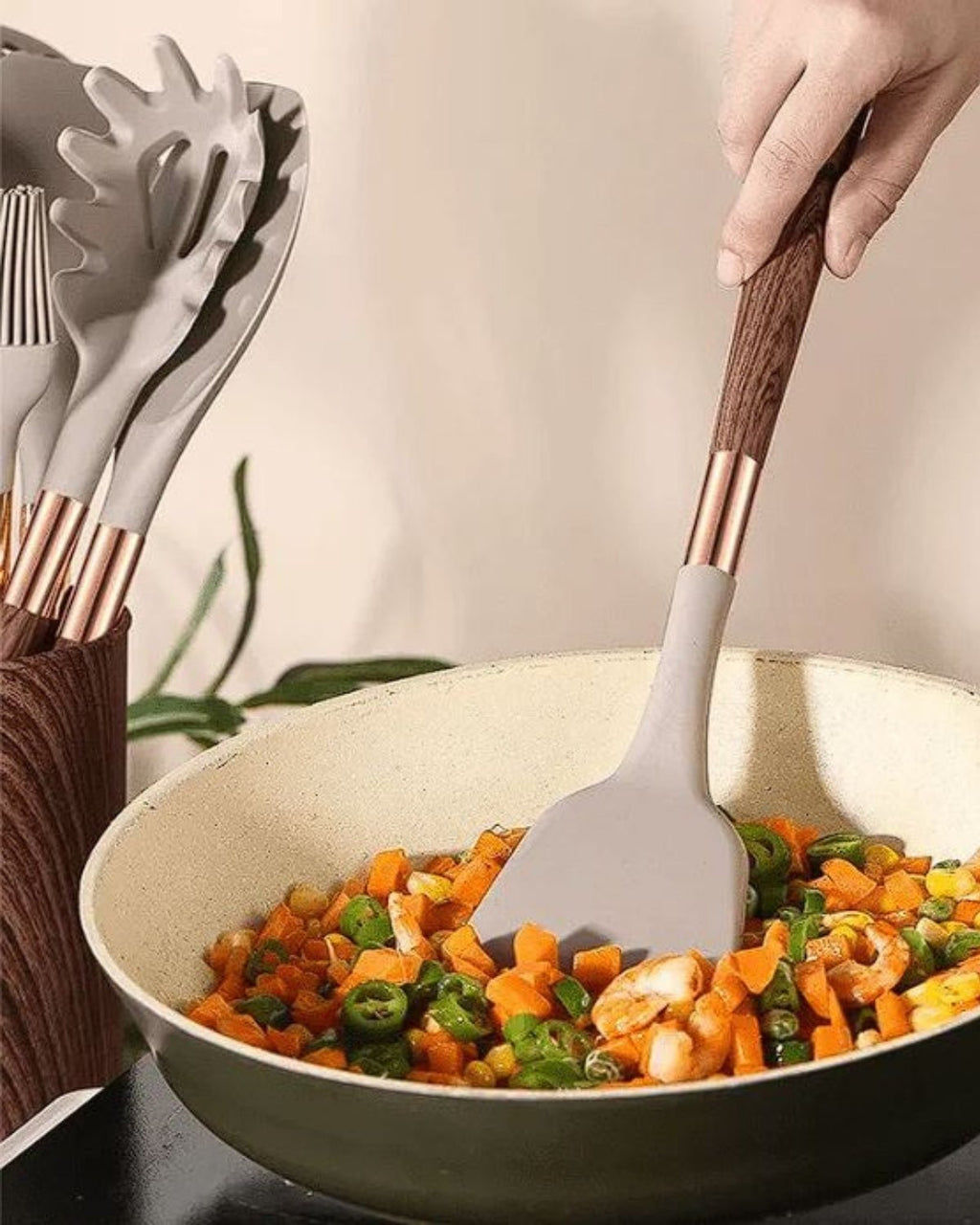 Auréo Luxe – 11 - Teiliges Küchenutensilien - Set - Bolania