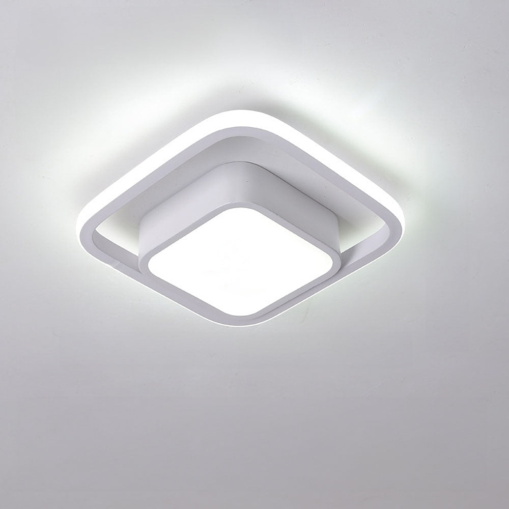 Bolania | Deckenleuchte - Doppelter LED - Ring - Minimalistisches Design - Moderne Beleuchtungseinrichtung - Bolania