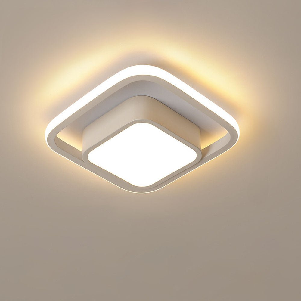 Bolania | Deckenleuchte - Doppelter LED - Ring - Minimalistisches Design - Moderne Beleuchtungseinrichtung - Bolania