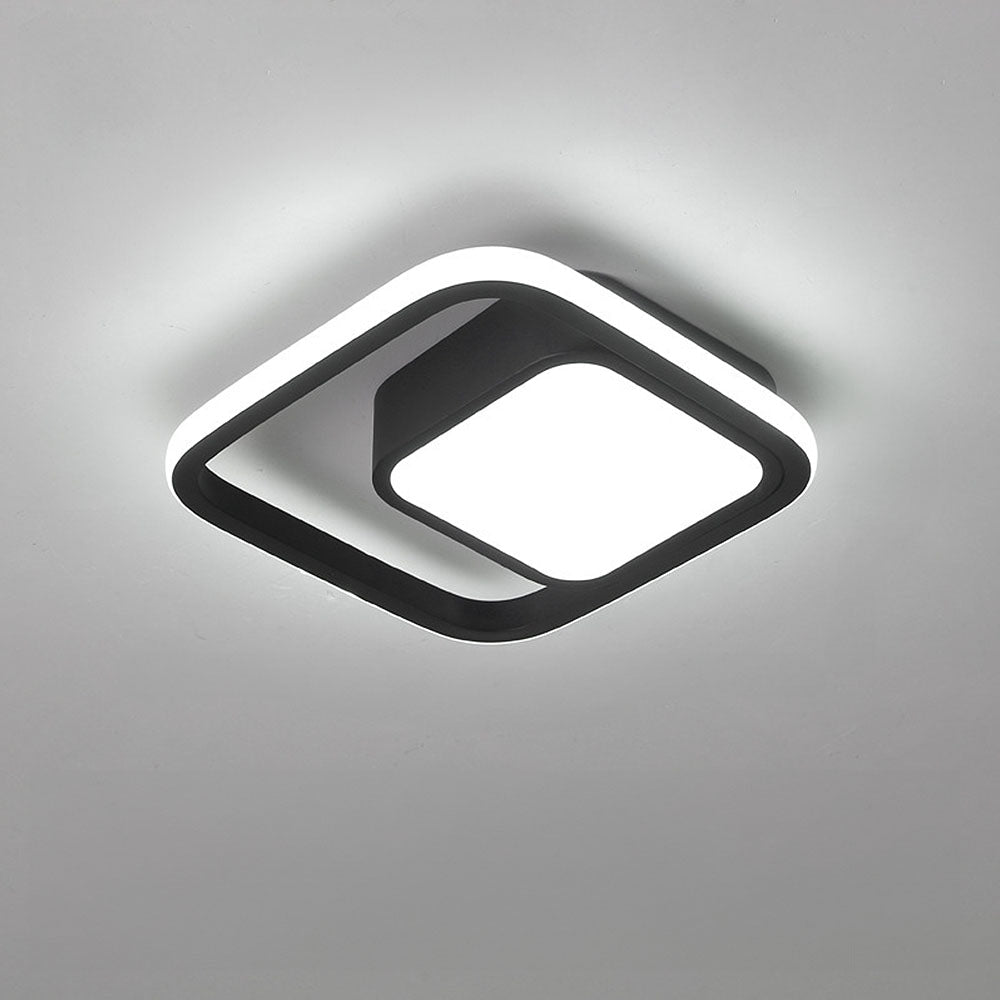 Bolania | Deckenleuchte - Doppelter LED - Ring - Minimalistisches Design - Moderne Beleuchtungseinrichtung - Bolania