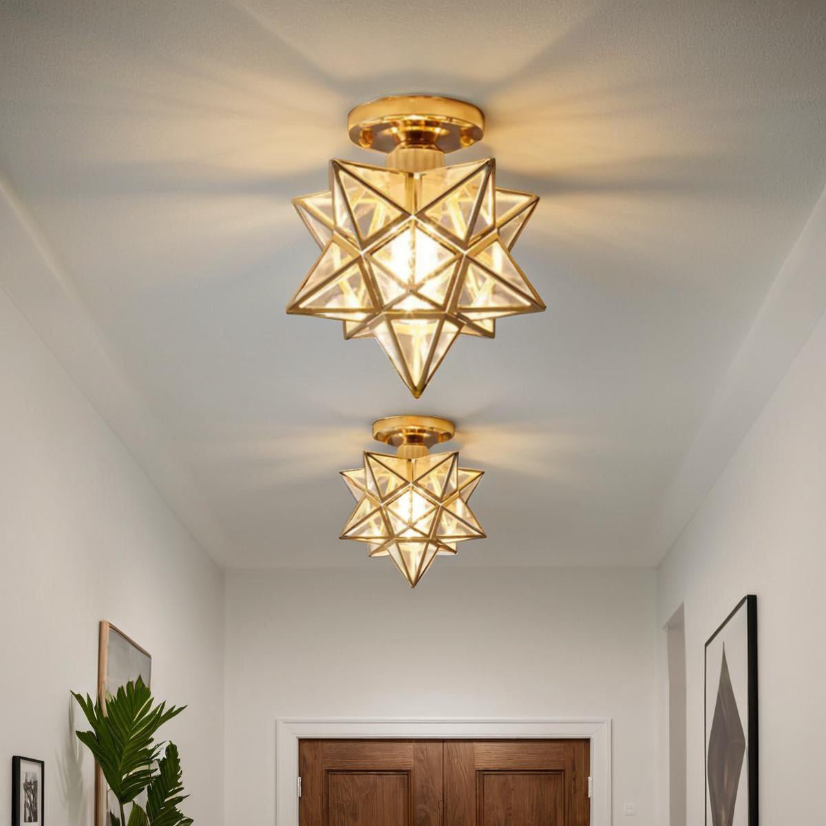 Bolania | Deckenleuchte - Vintage Star Metall Design - Bolania