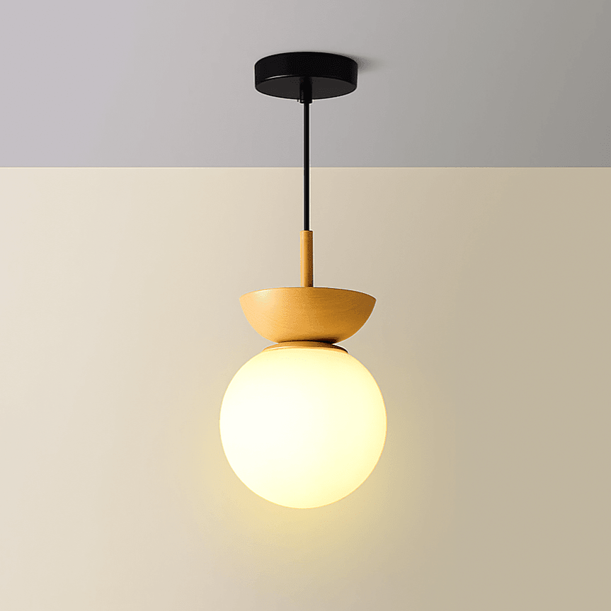 Bolania | Hängelampe - Elegante japanische Zen - Beleuchtung aus Holz - Bolania