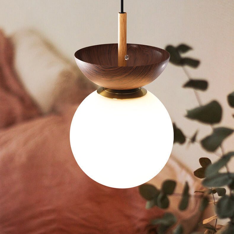 Bolania | Hängelampe - Elegante japanische Zen - Beleuchtung aus Holz - Bolania