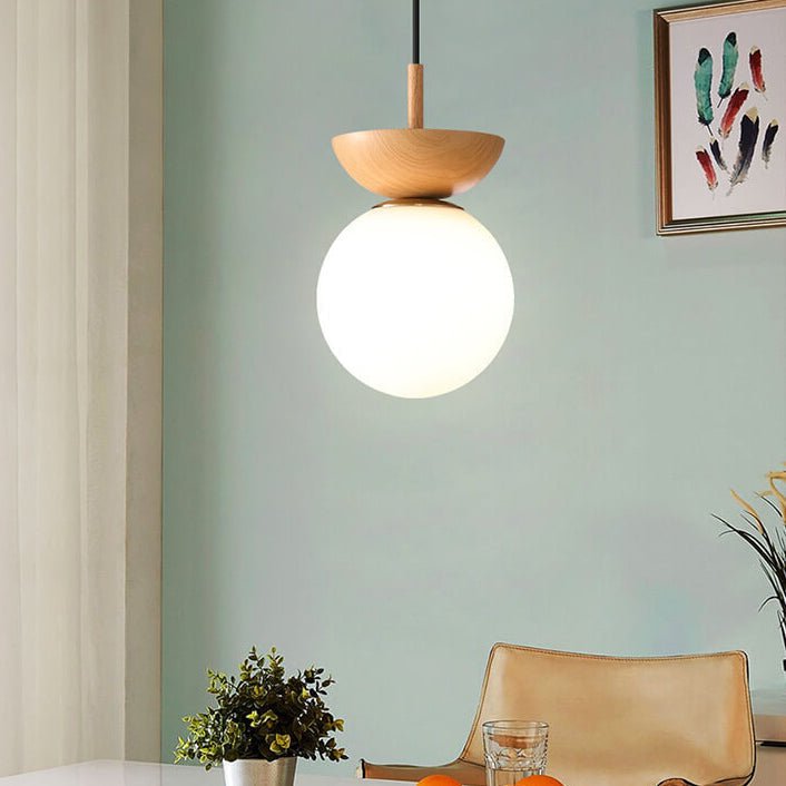 Bolania | Hängelampe - Elegante japanische Zen - Beleuchtung aus Holz - Bolania