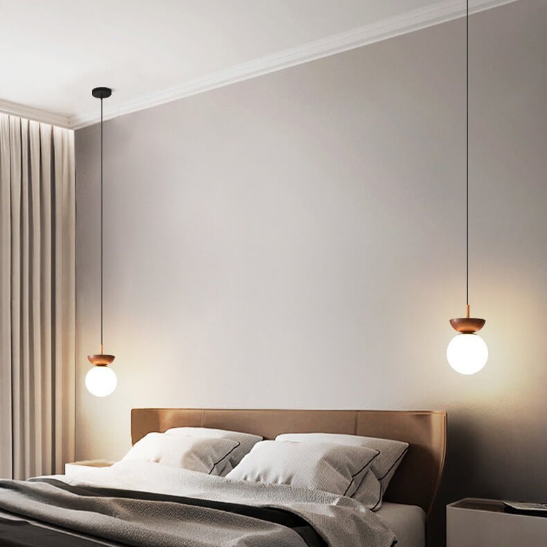 Bolania | Hängelampe - Elegante japanische Zen - Beleuchtung aus Holz - Bolania