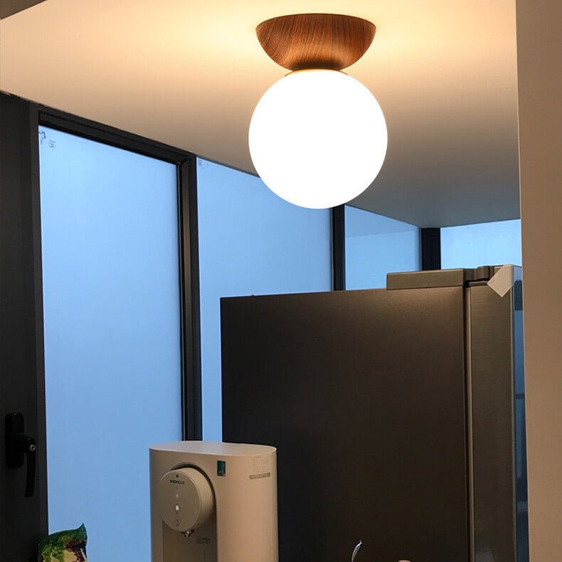 Bolania | Hängelampe - Elegante japanische Zen - Beleuchtung aus Holz - Bolania