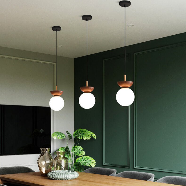 Bolania | Hängelampe - Elegante japanische Zen - Beleuchtung aus Holz - Bolania