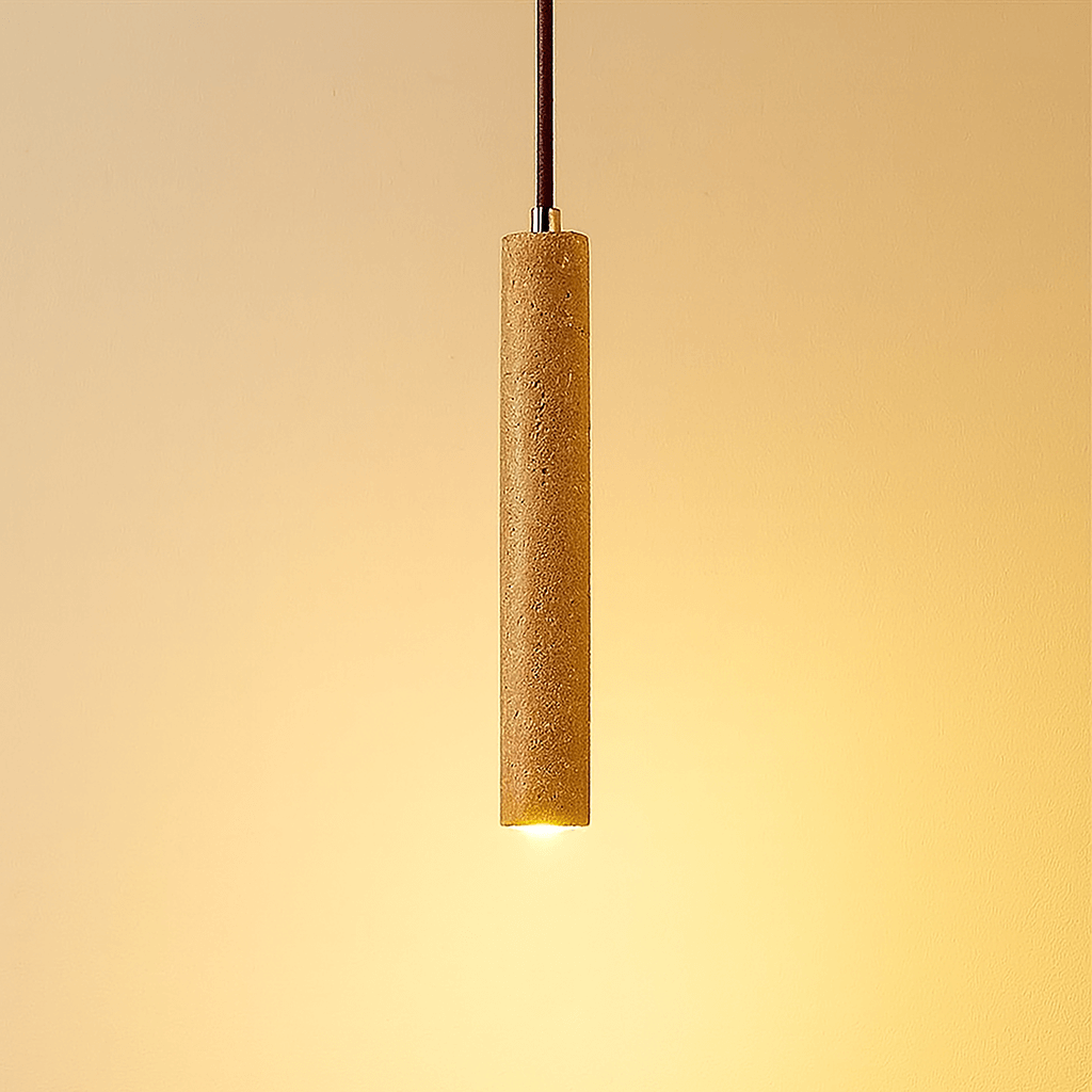 Bolania | Hängelampe - Minimalistischer LED - Kronleuchter Travertin Design - Bolania