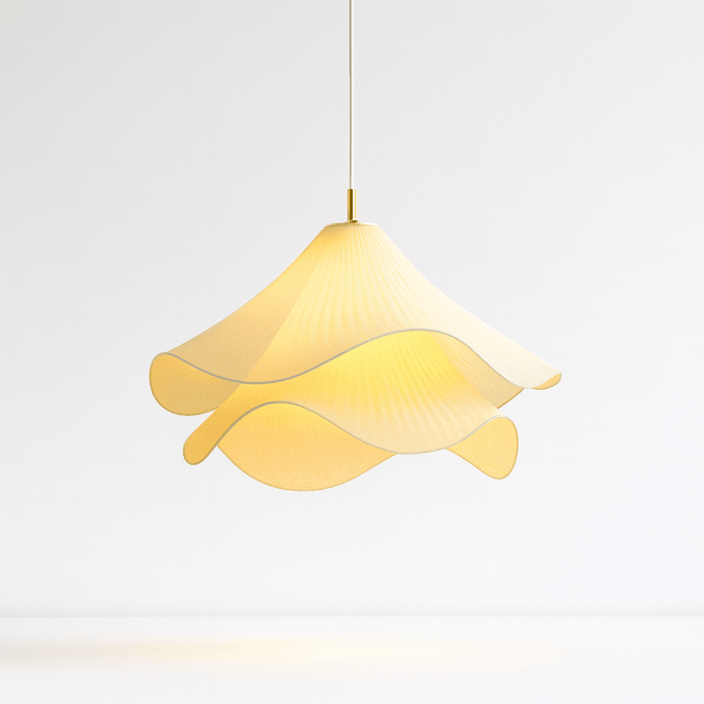 Bolania | Pendelleuchte - Elegante Pendelleuchte aus Stoff - Modernes Design - Bolania