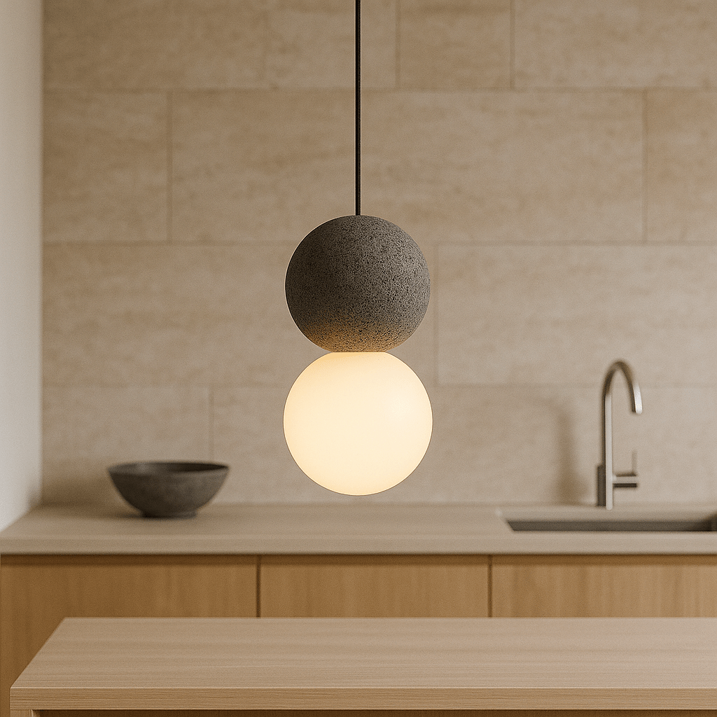 Bolania | Pendelleuchte - Obsidian Modernes Design - Elegantes Glas & Metall - Bolania