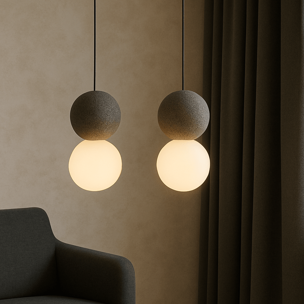 Bolania | Pendelleuchte - Obsidian Modernes Design - Elegantes Glas & Metall - Bolania