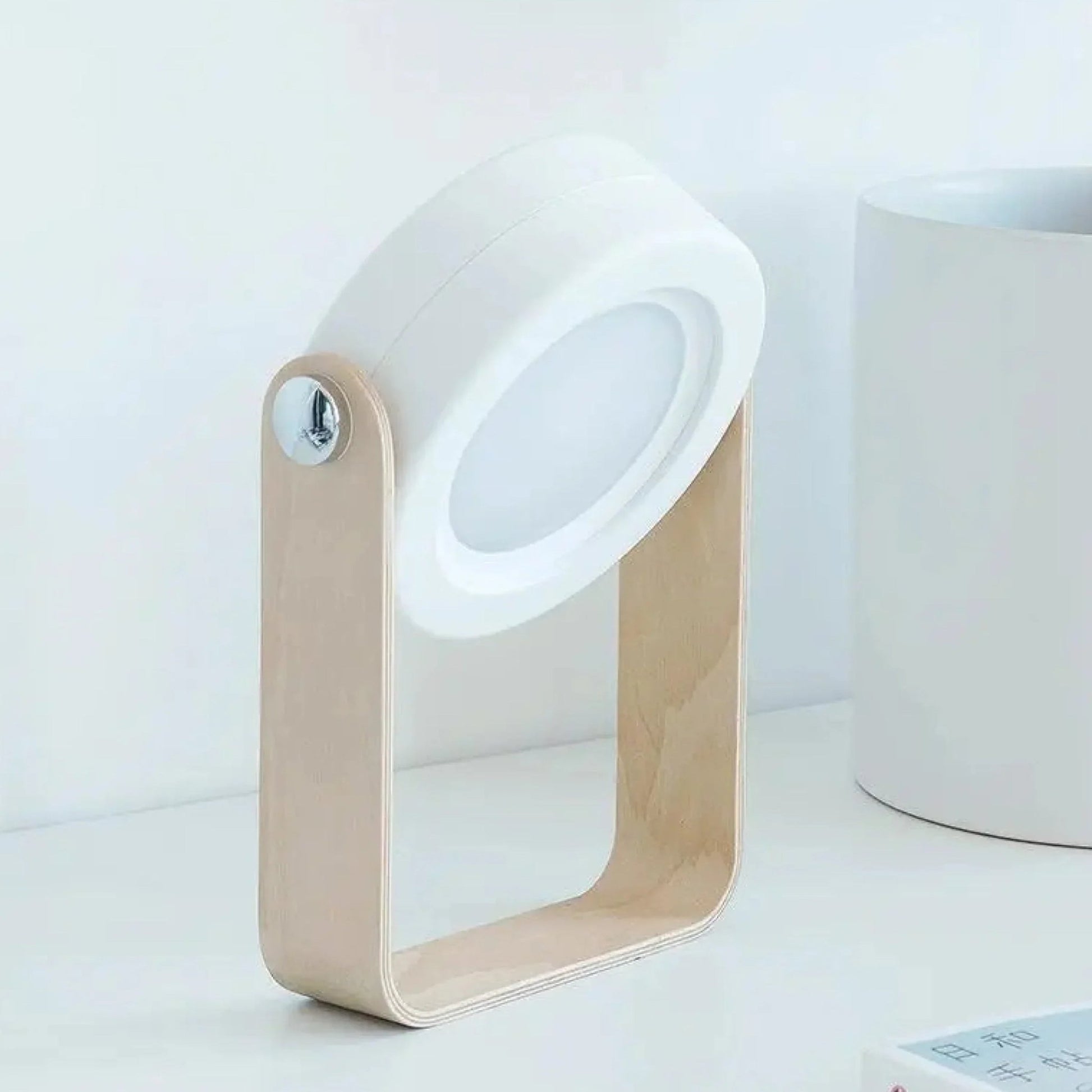 Bolania | Tischlampe - LED - Schreibtischlampe - Verstellbare Holzleuchte - Bolania