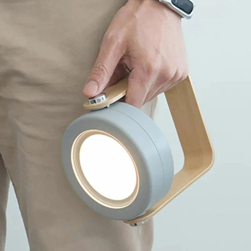 Bolania | Tischlampe - LED - Schreibtischlampe - Verstellbare Holzleuchte - Bolania