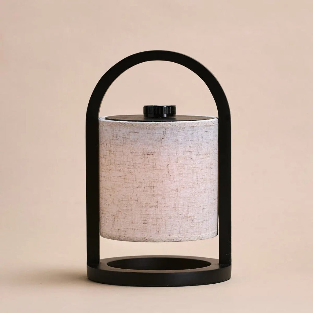 Bolania | Tischlampe - Stilvolle dimmbare Holzlampe - Wiederaufladbar - Bolania