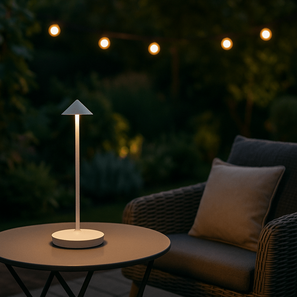 Bolania | Tischleuchte – Minimalistische LED - Beleuchtung, wasserdicht, dimmbar und kabellos - Bolania