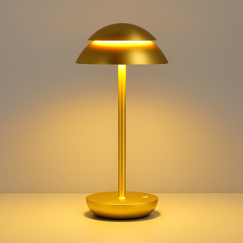 Bolania | Tischleuchte - Stilvolles Kabelloses - Modernes Design mit sanftem Glühen - Bolania