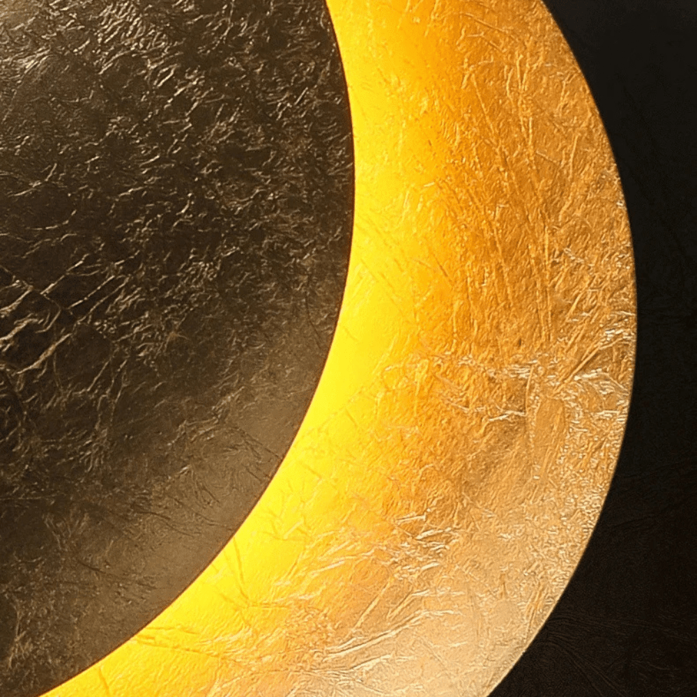Bolania | Wandleuchte - Elegantes Mondgold - Design - Gemütliche Atmosphären - Bolania