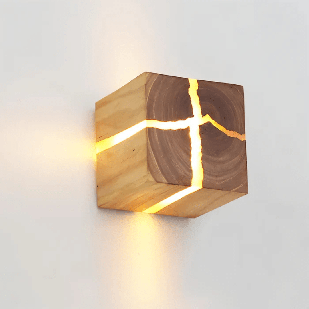Bolania | Wandleuchte - Holz LED - Stilvolle Wandleuchte für Innen - Modernes Design - Bolania