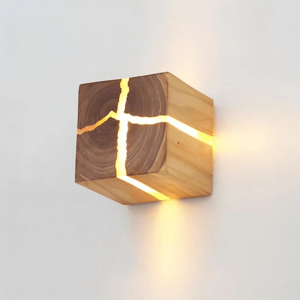 Bolania | Wandleuchte - Holz LED - Stilvolle Wandleuchte für Innen - Modernes Design - Bolania
