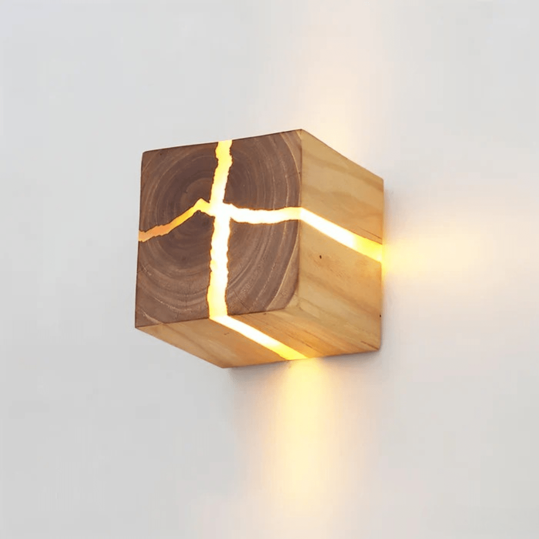Bolania | Wandleuchte - Holz LED - Stilvolle Wandleuchte für Innen - Modernes Design - Bolania