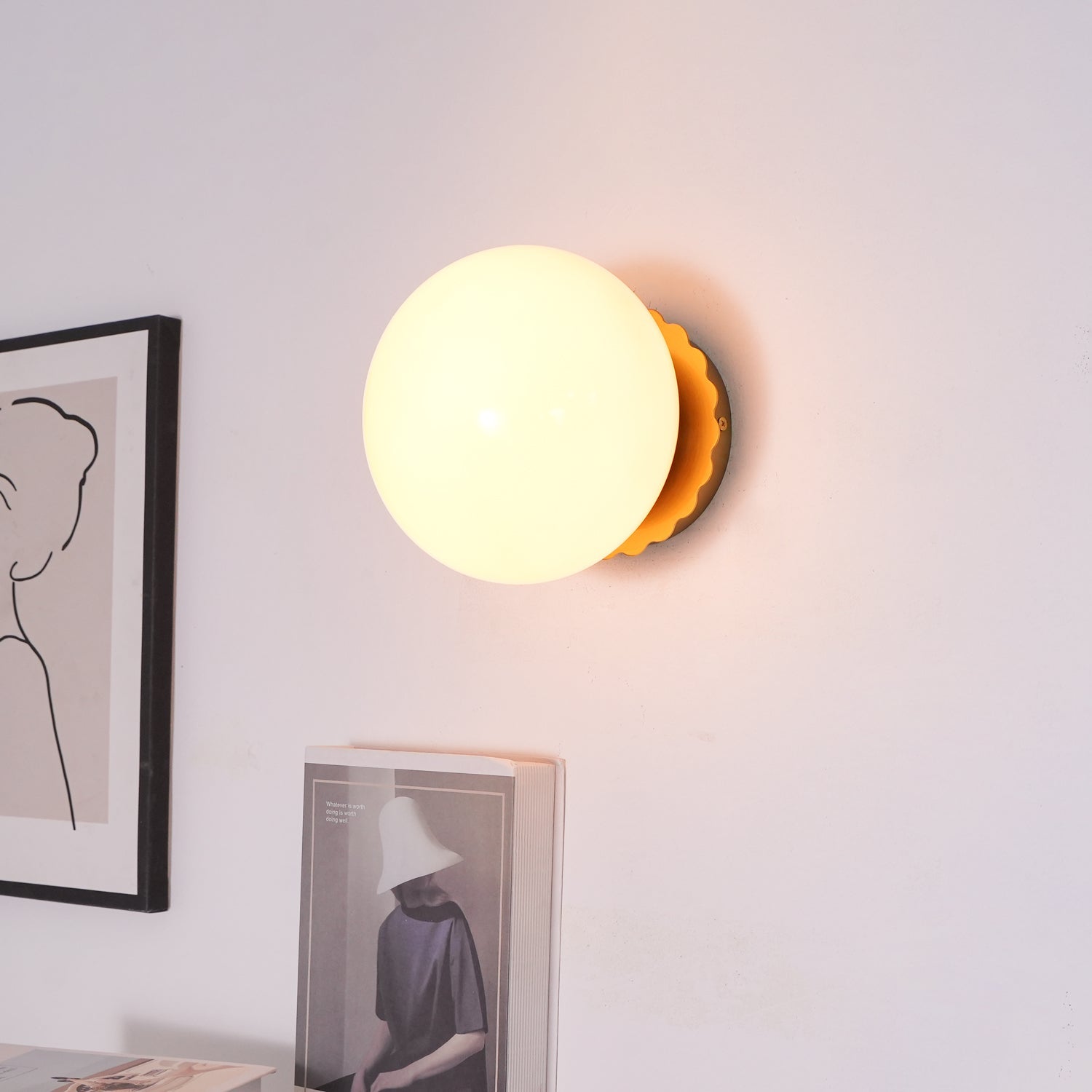 Bolania | Wandleuchte - Marshmallow Sconces - Gemütliches Stoffdesign für sanftes Umgebungslicht - Bolania