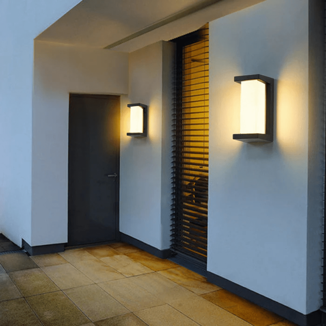 Bolania | Wandleuchte - Sensor - aktiviertes, wetterfestes Design für den Außenbereich - Bolania