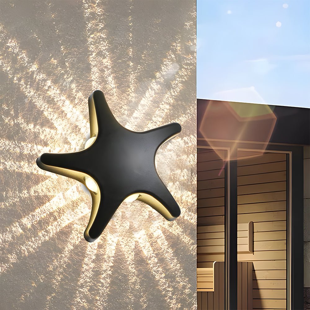 Bolania | Wandleuchte - Sternförmige LED - Kreative Außenleuchte für stilvolle Beleuchtung - Bolania