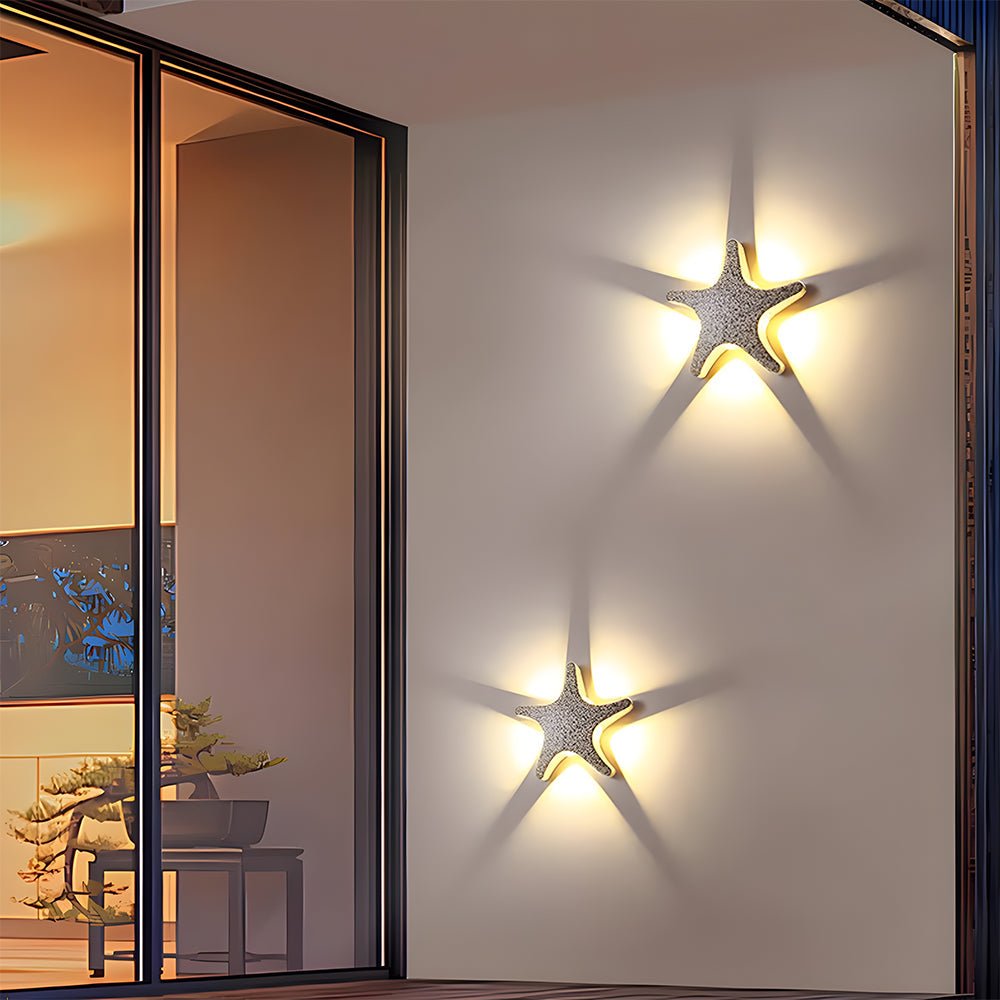 Bolania | Wandleuchte - Sternförmige LED - Kreative Außenleuchte für stilvolle Beleuchtung - Bolania