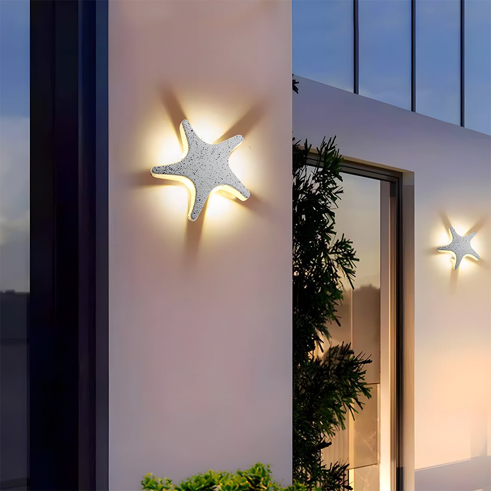 Bolania | Wandleuchte - Sternförmige LED - Kreative Außenleuchte für stilvolle Beleuchtung - Bolania