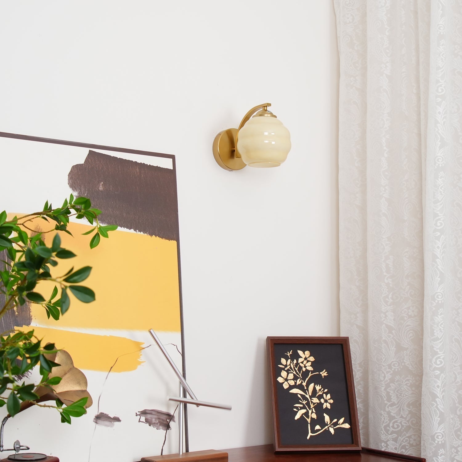 Bolania | Wandleuchte - Vintage Glas Design - Elegante Heimbeleuchtung - Bolania