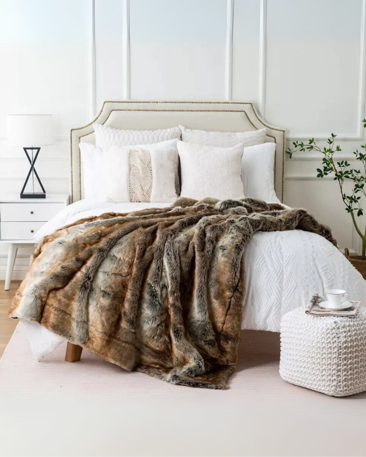 Éloria Cosy – Edle Kunstfelldecke für Stilvolle Wohnakzente