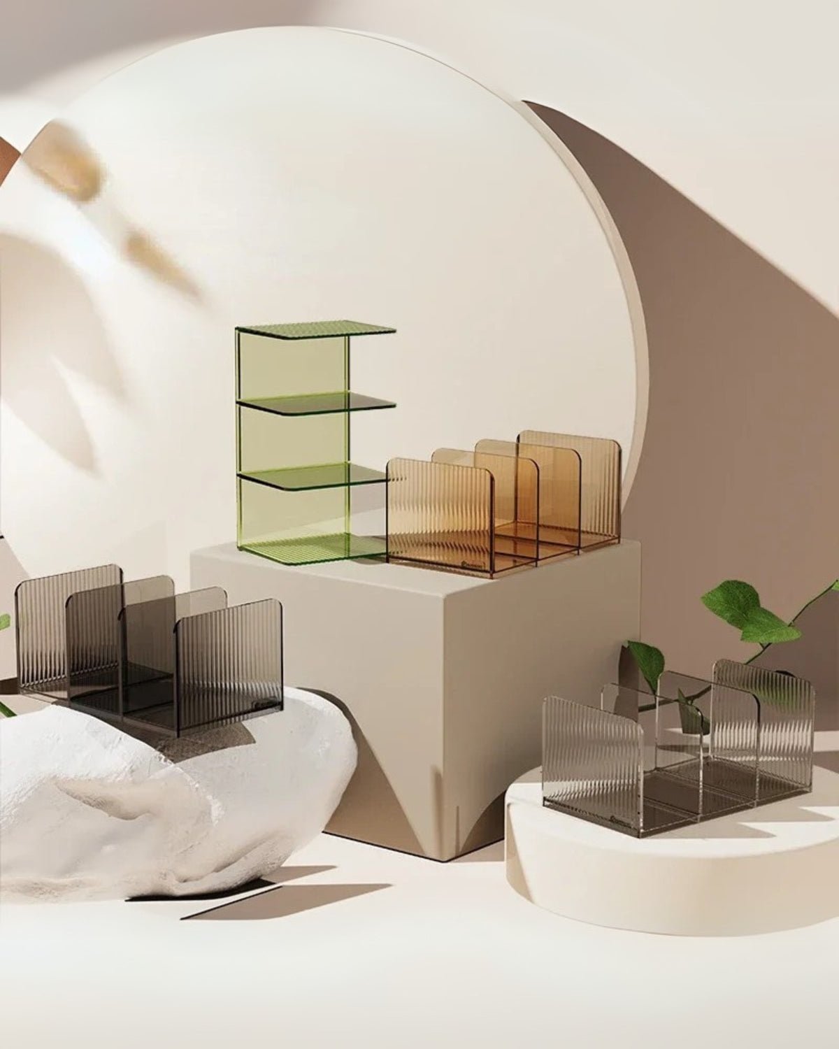 Claria – Elegantes Acrylregal mit Modularer Struktur - Bolania