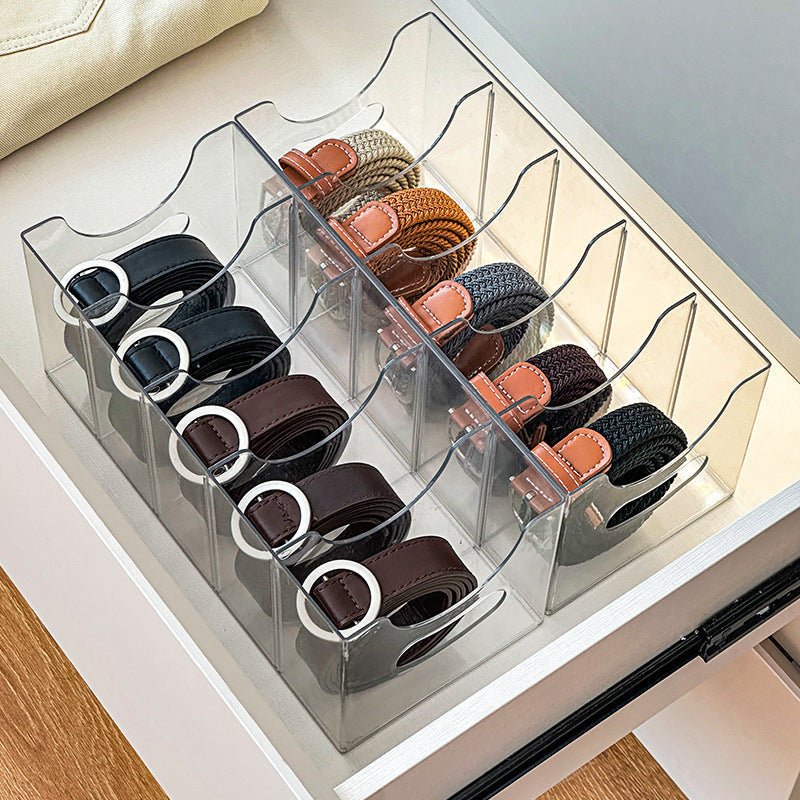 Clarion Acryl - Gürtelorganizer – Galeriehafte Ordnung für Ihre Accessoires - Bolania