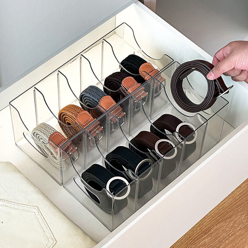 Clarion Acryl - Gürtelorganizer – Galeriehafte Ordnung für Ihre Accessoires - Bolania