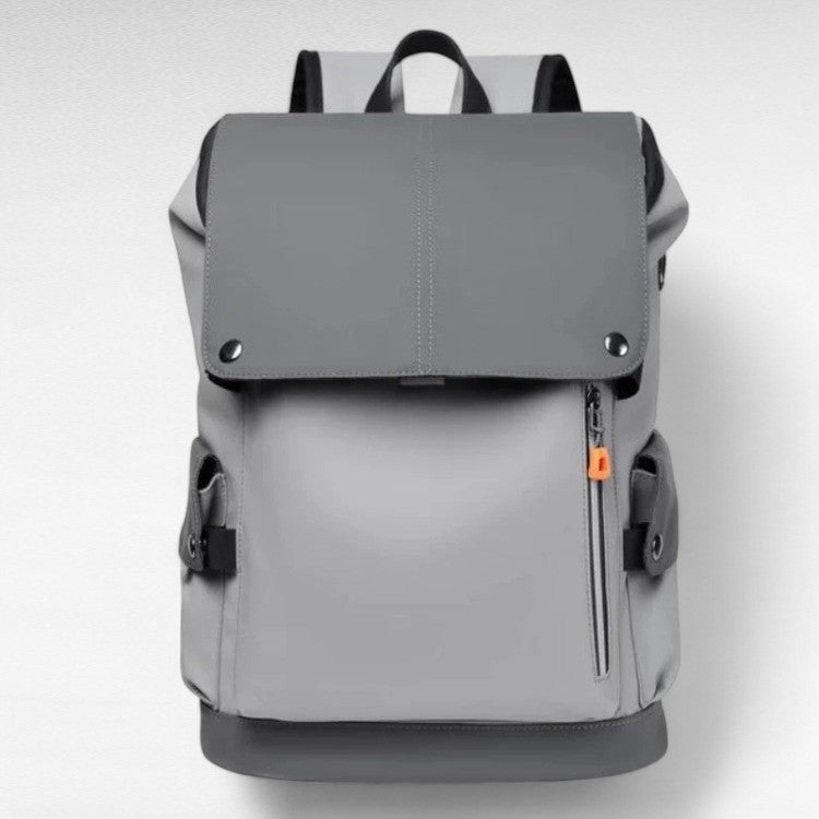 Wasserdichter Rucksack 25 Liter mit USB-Anschluss Laptopfach Klappdeckel Mehrere Fächer für Büro Schule und Reise