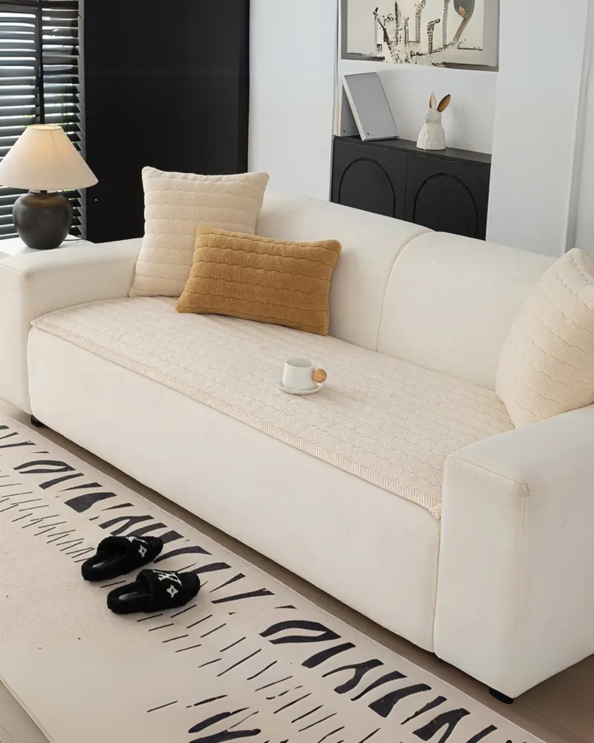 Veloria – Elegante Sofahusse aus Kuschelweich-Wolle