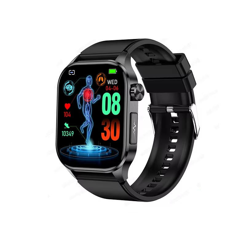 Smartwatch for Seniors with Large AMOLED Display Heart Rate Blood Oxygen Sleep Tracking Bluetooth Calls and SOS Function