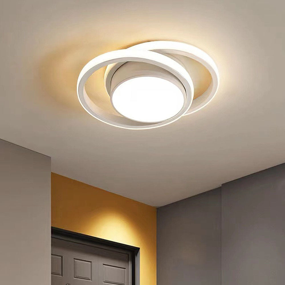 Bolania | Deckenleuchte - Doppelter LED-Ring - Minimalistisches Design - Moderne Beleuchtungseinrichtung
