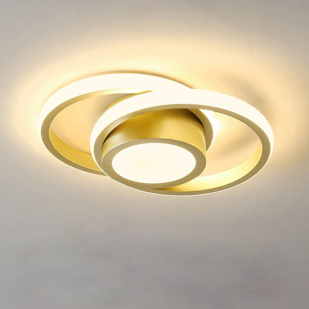Bolania | Deckenleuchte - Doppelter LED-Ring - Minimalistisches Design - Moderne Beleuchtungseinrichtung